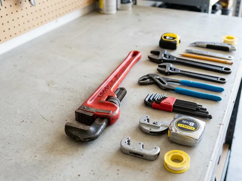 Professional plumbers in Stuart, VA equipped with top-tier tools for residential and commercial plumbing services.